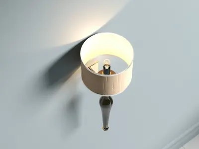 Maya Lightshade Lamp 3D model
