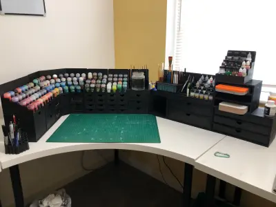 009MT Empty Top Unit Storage Organiser 3D print model