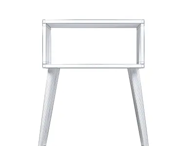 Bedside Table Low-poly 3D model