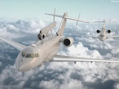  Multi Role AEWC Aircraft Rigged 