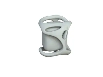 SciFi Shape Object Low Poly Low-poly 3D model 22