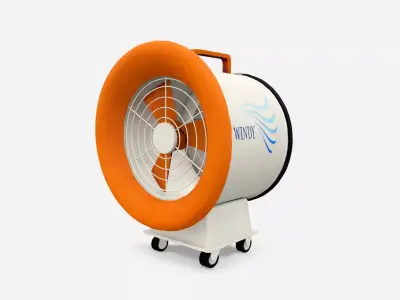 Safety Air Cushion Low-poly 3D model