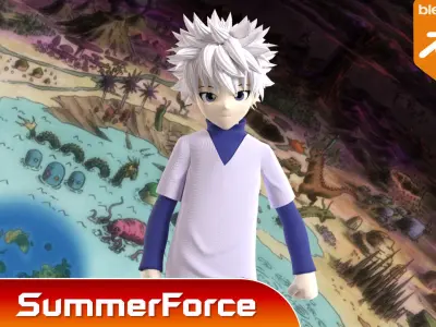 Killua Zoldyck - Hunter x Hunter 3D model