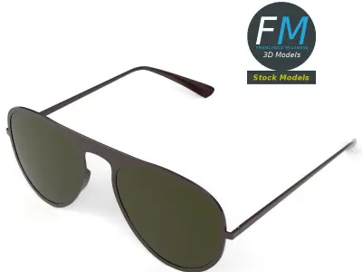 Sunglasses pilot 3D model
