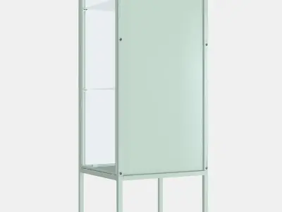 RUDSTA Glassdoor cabinet Low-poly 3D model