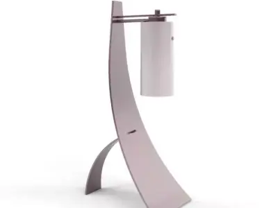 Modern Art Lamp 3D model