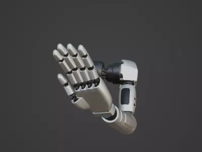 Robotic hand 3D model