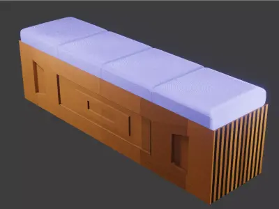 Window seat 3D model