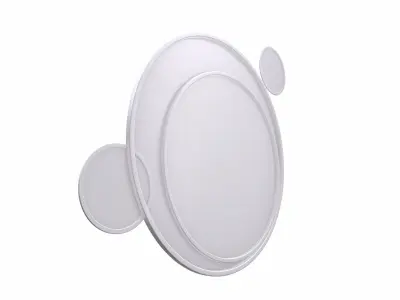 Round Decor Wall Mirror  3D model
