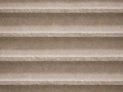 Fluted Concrete 01 - Seamless Texture