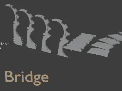 SPACE ELFS TERRAIN 3D print model