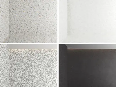 Terrazzo Porcelain tiles - set 03 Texture