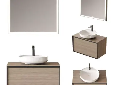 Duravit Vitrium Vanity Unit Set 1 3D model
