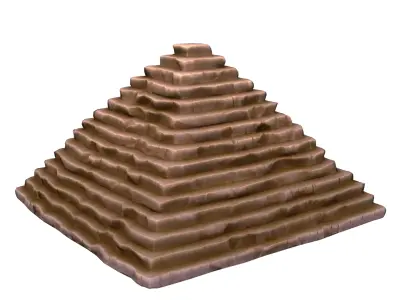 Cartoon Pyramid 3D model