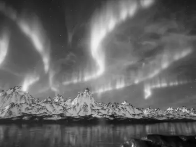 Aurora borealis 3D model