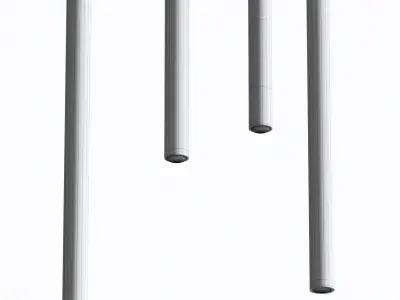 Concrete Pendant Lamps Bang by Bentu Design 3D model