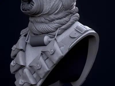 Tusken Raider Bust 3D print model