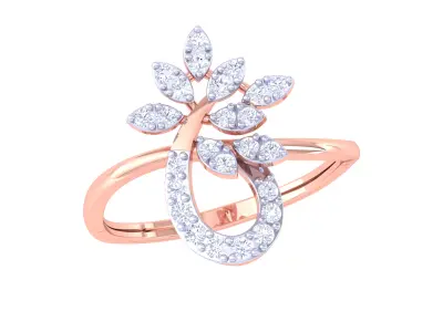 Women Ring MTL 3dm STL OBJ FBX Details 3D print model 31