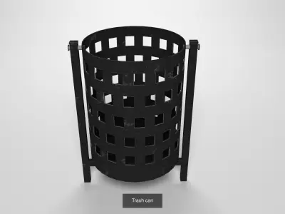 Trash can 3D Model Pack
