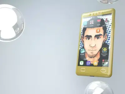 Samsung phone  Free low-poly 3D model