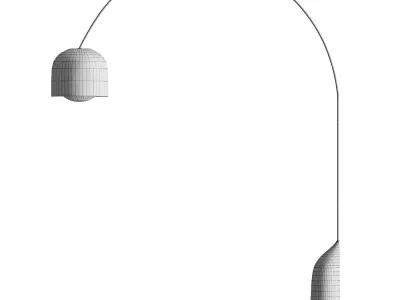 KARTELL floor lamp LUCE 3D model