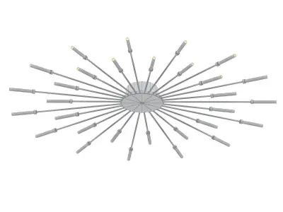 LED Chandelier 3D model