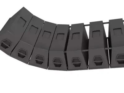 Linear Array Speaker System 3D model