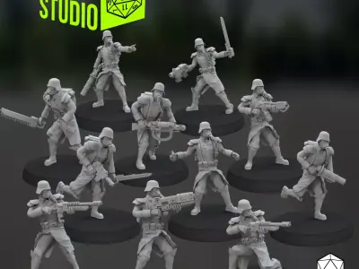 Lycan- Troop Builder 3D print model