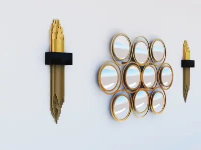 Decorative Wall Elements 3D model