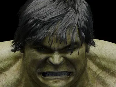 Hulk from 2008 Movie 3D model