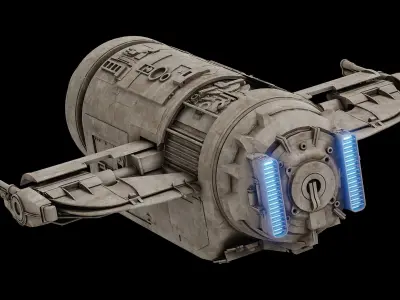 Rebel attack shuttle Cargowisp - Star Wars 3D model