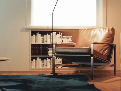 LivingRoom kitchen and bethroom 3D model