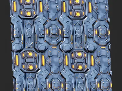  Sci-FI Seamless Texture  Texture