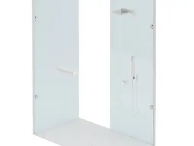 Rectangular Shower 3D model