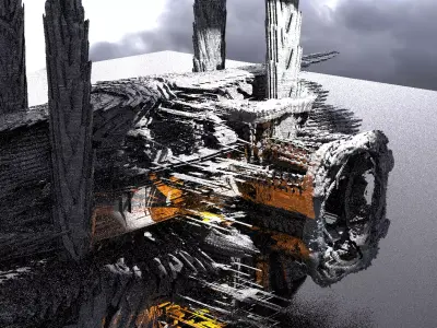 Energy Spiral Fusion Core relays Kit bash 3D model