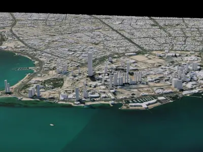 Kuwait City - Kuwait 3D model