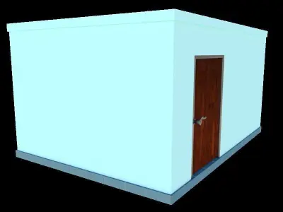 Blue room 3D model