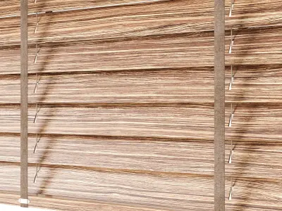 Wooden Blinds Set 20 3D model