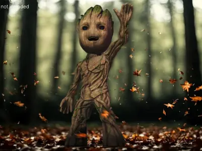  Little Groot Poses Collection 