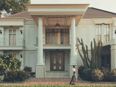 CH 41 VILLA SKETCHUP VRAY RENDER REFERENCE FILE 3D model