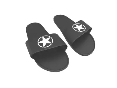 Flip Flops v5 017 Low-poly 3D model
