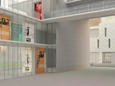 Shopping Street 3D model