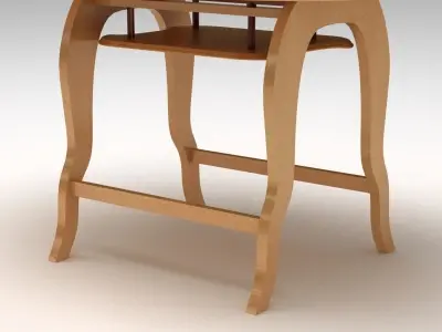 Wooden Table 3D model