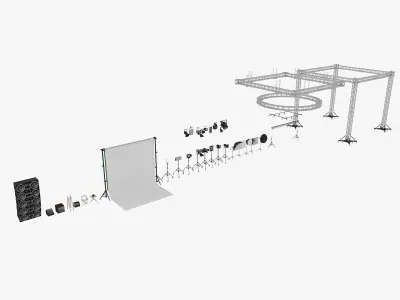 Studio Lighting Collection 2 3D model