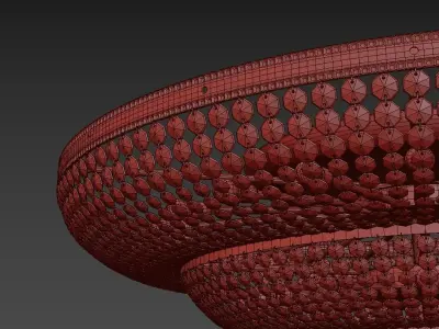 Chandelier Madena E 1 8 150 201 G 3D model