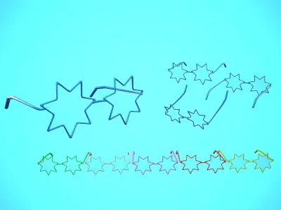 GLASSES 04 - CARTOON STYLIZED Low-poly 3D model