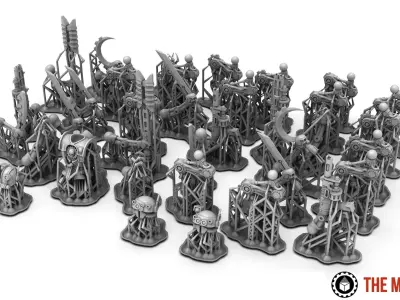 Dark Techno Stalkers 3D print model