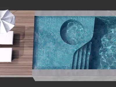 SWIMMING POOL NO96 A 3D model