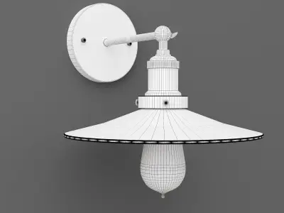 Corbin Wall Light 3D model