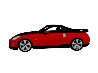 Nissan 350Z Sports Coupe Street Performance Car Model 3D model